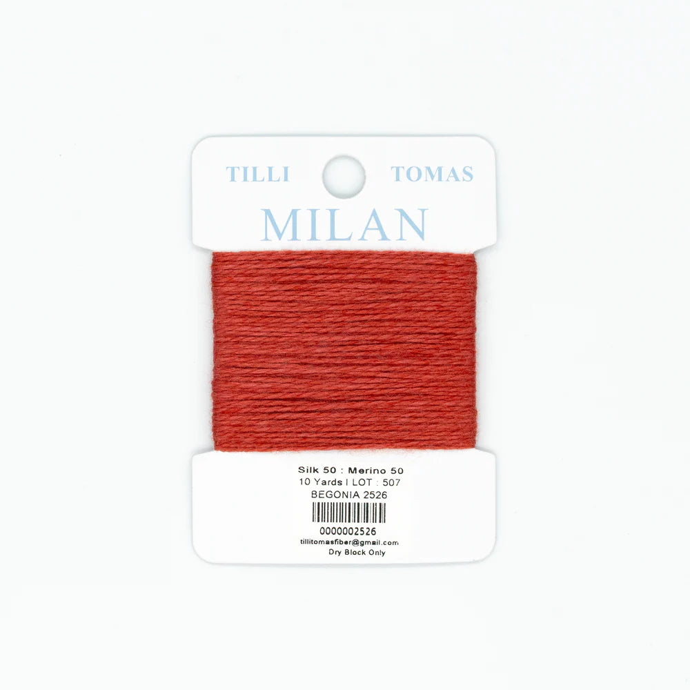Milan Card  Pinks and Reds