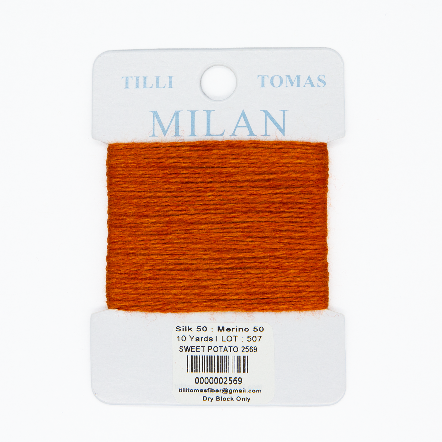 Milan Card  Oranges Yellows and Golds