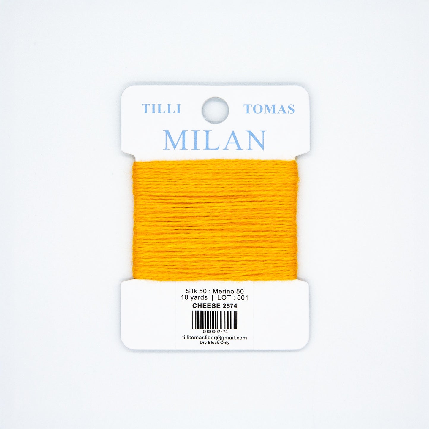 Milan Card  Oranges Yellows and Golds
