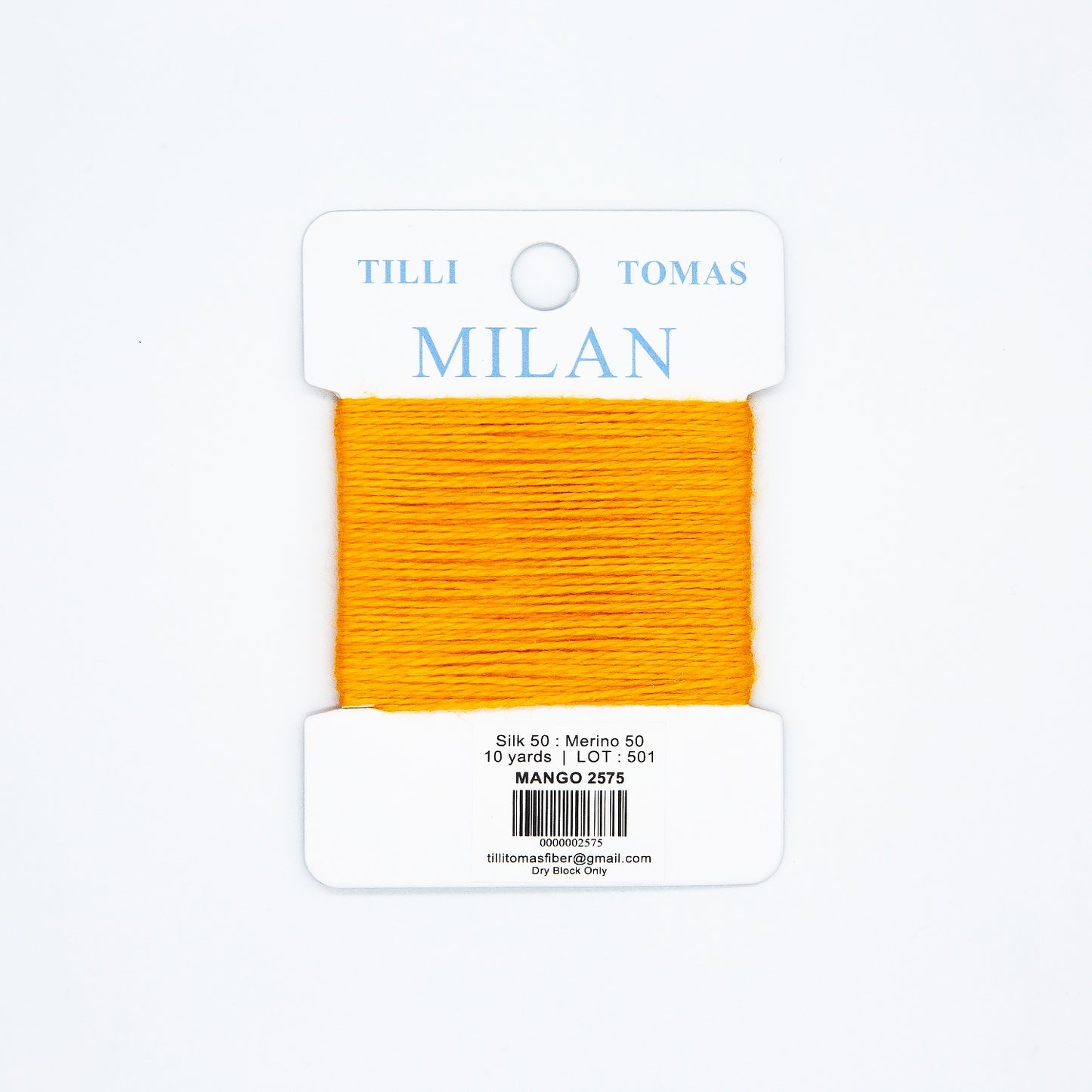 Milan Card  Oranges Yellows and Golds