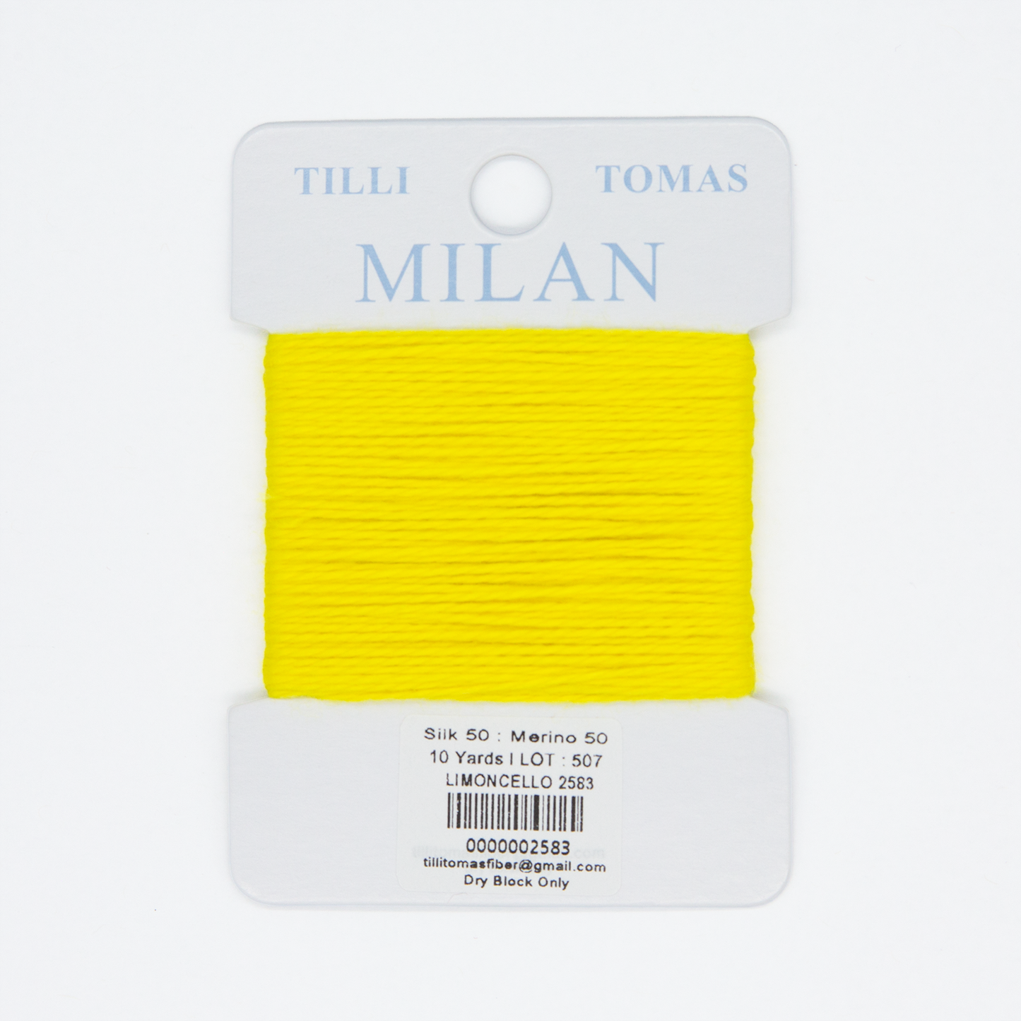 Milan Card  Oranges Yellows and Golds