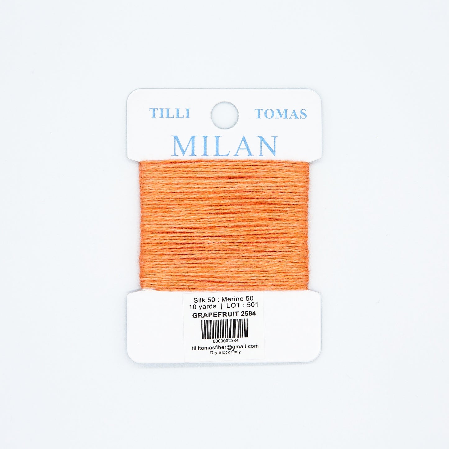 Milan Card  Oranges Yellows and Golds