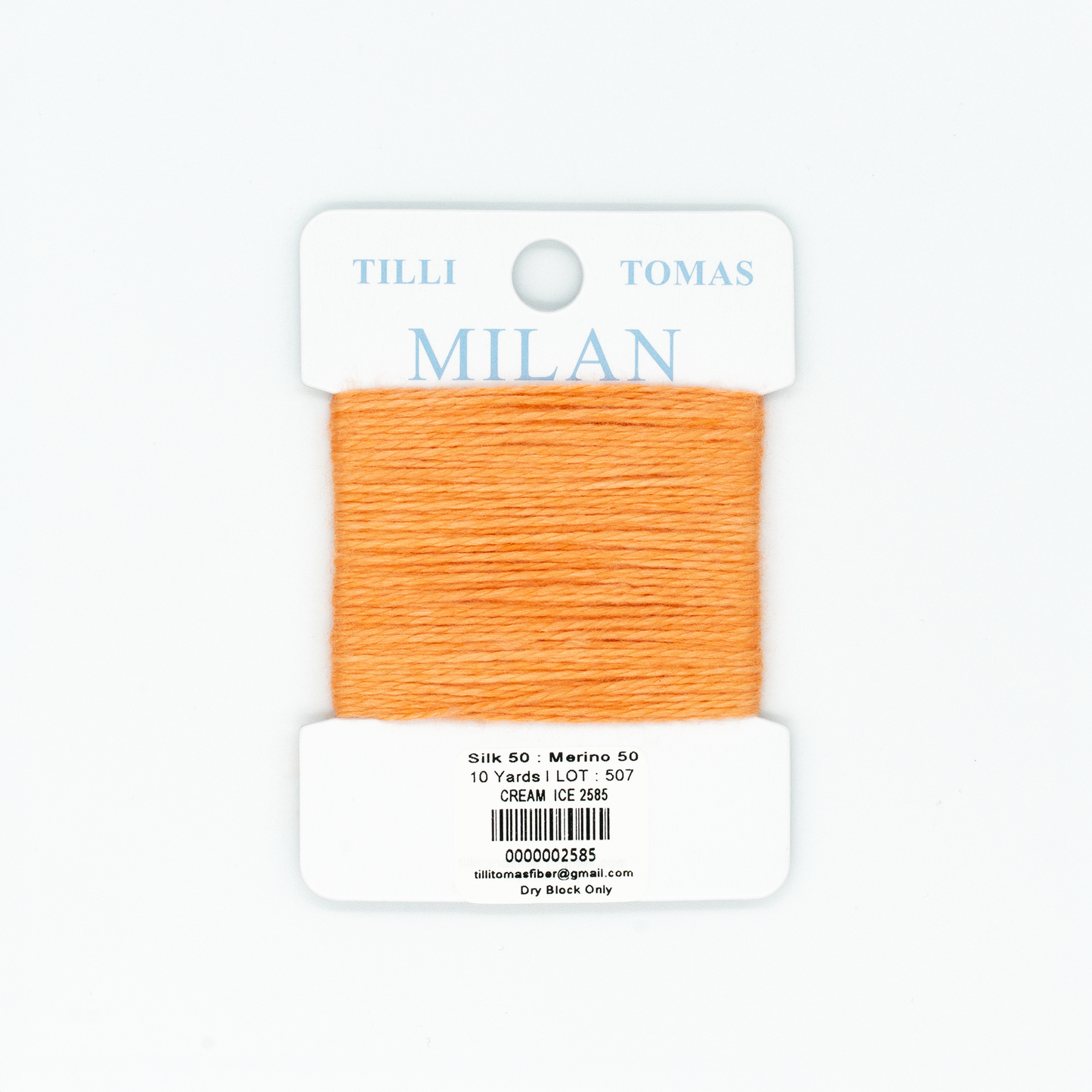 Milan Card  Oranges Yellows and Golds
