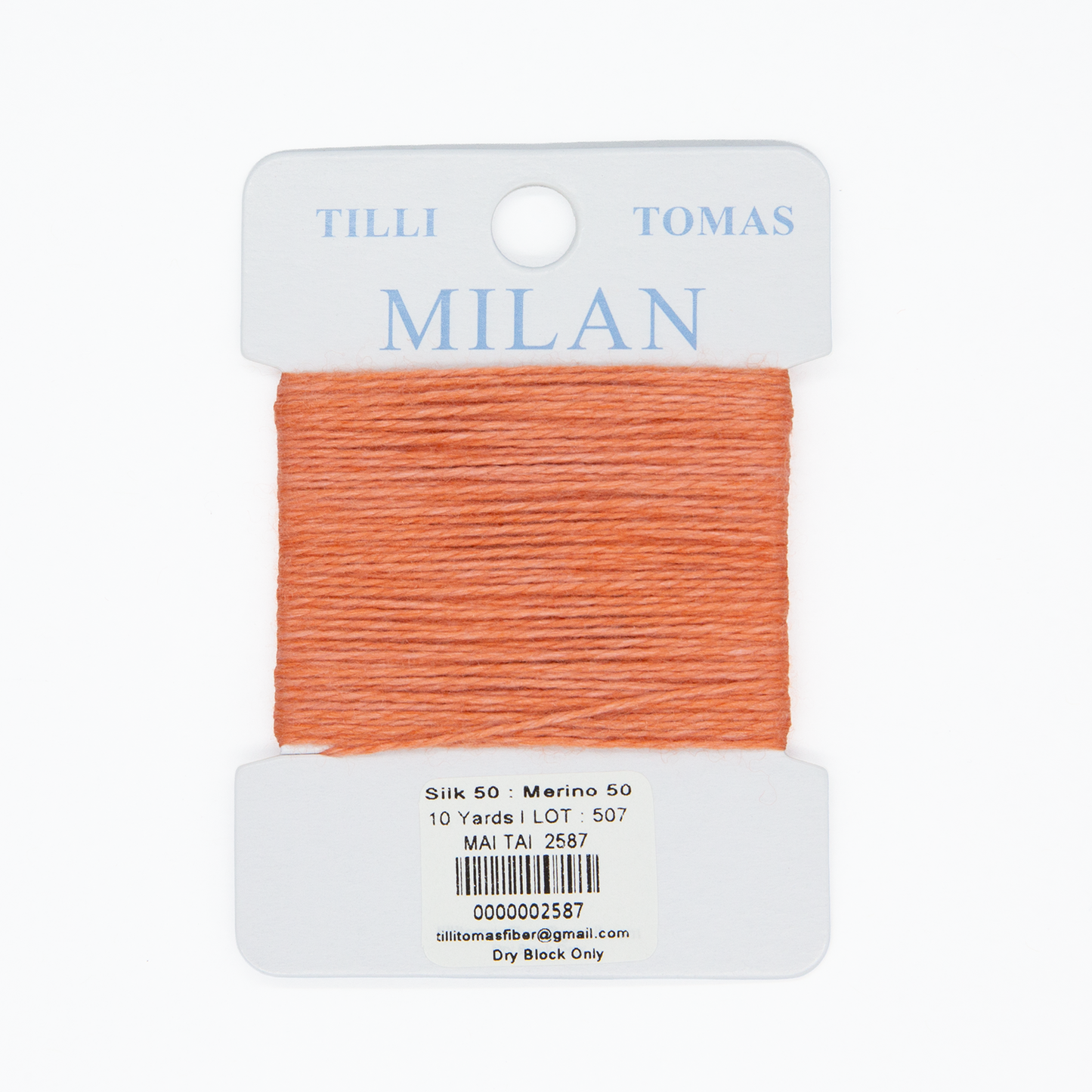 Milan Card  Oranges Yellows and Golds