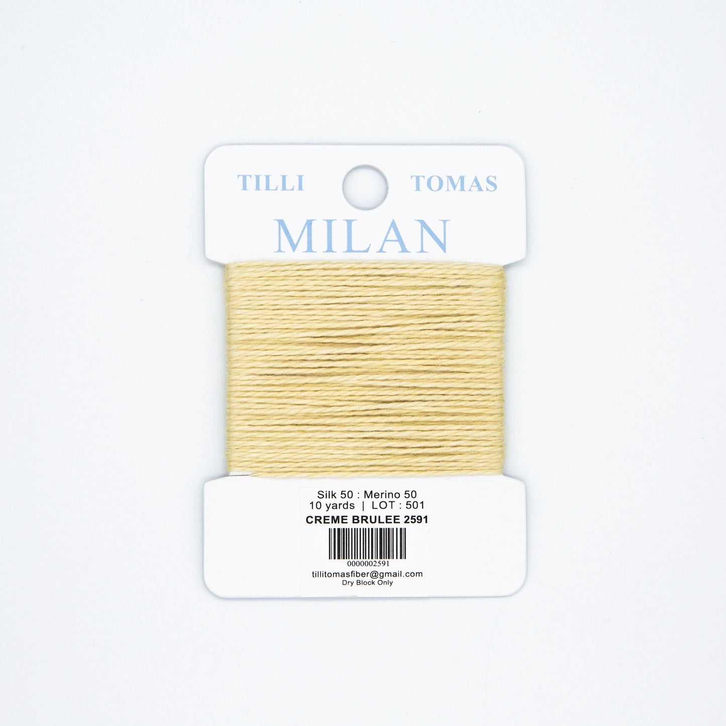 Milan Card  Oranges Yellows and Golds