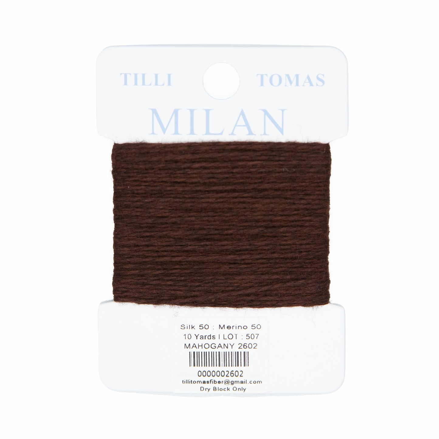Milan Card 2602 Mahogany