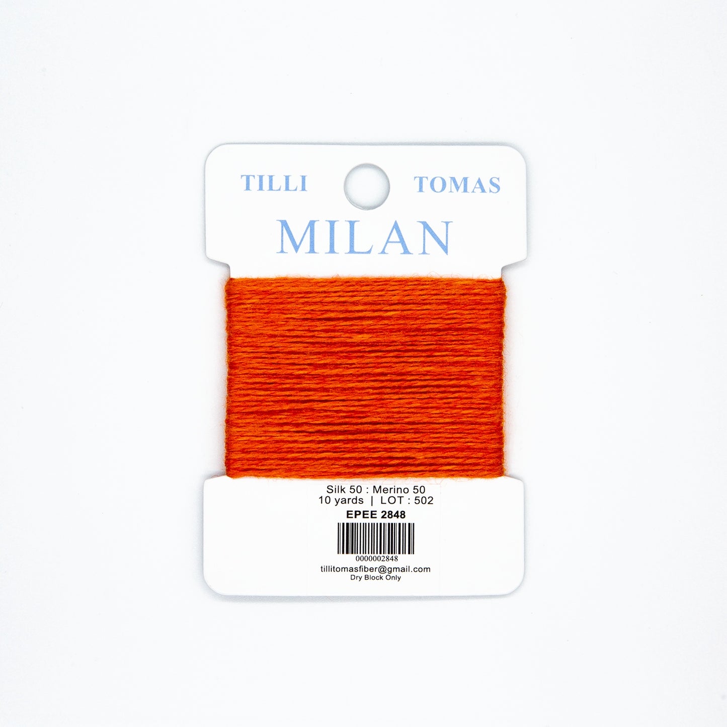 Milan Card  Oranges Yellows and Golds
