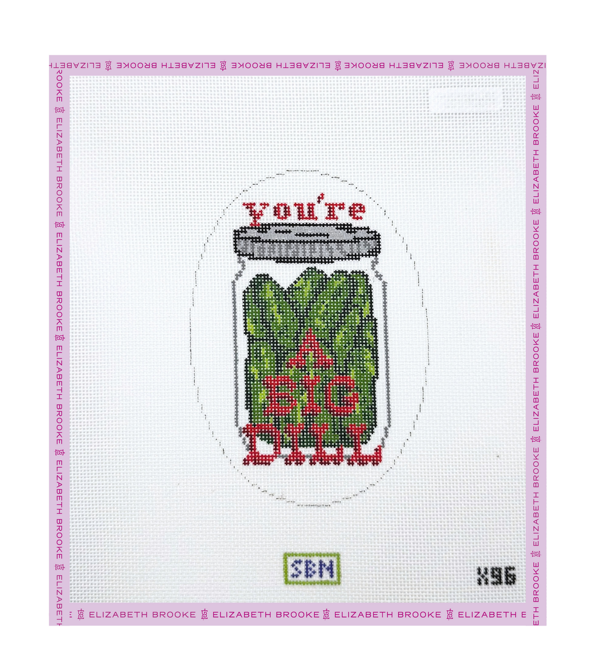 Big Dill Needlepoint Canvas