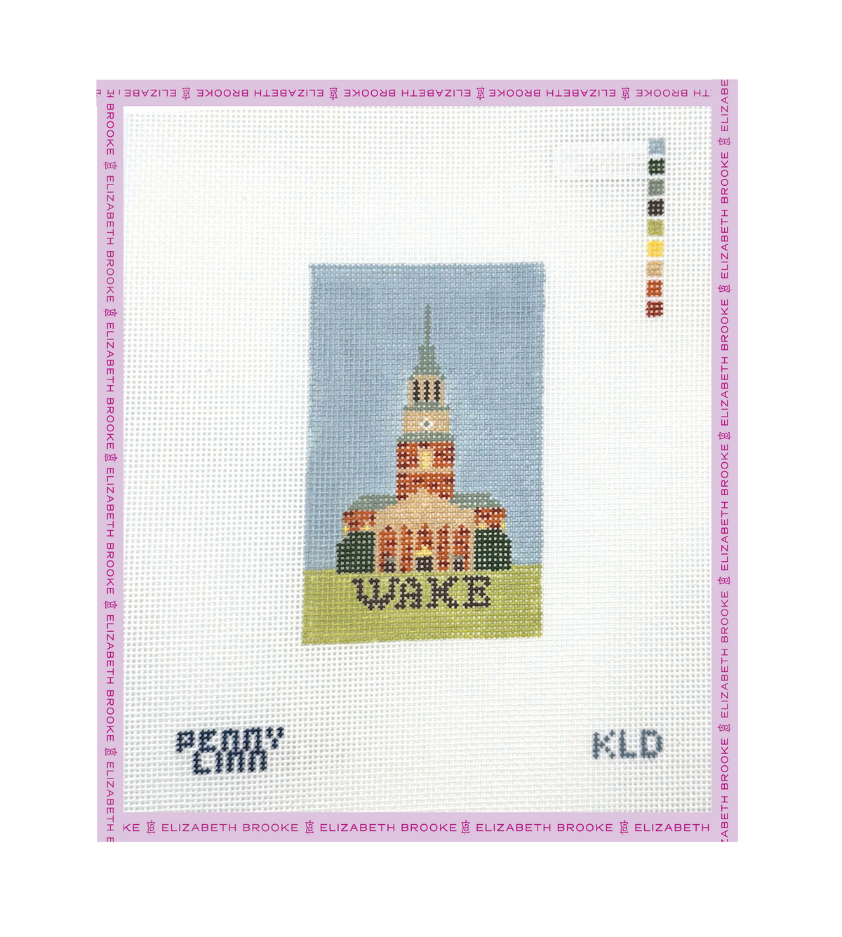 Wake Chapel Needlepoint Canvas