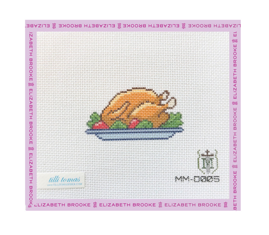Thanksgiving Turkey Needlepoint Canvas