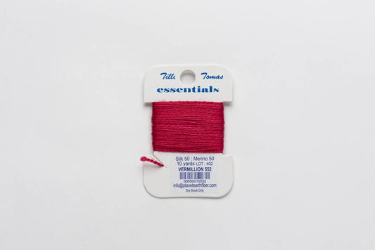 Essentials Card 552 Vermilion