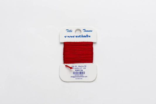 Essentials Card 554 Poppy