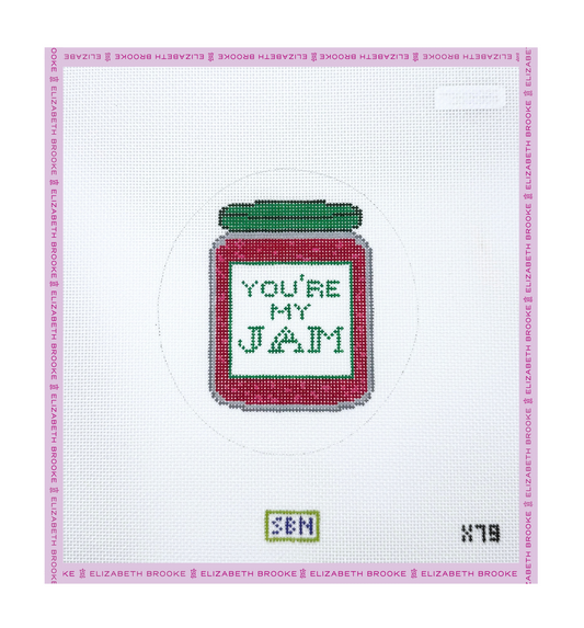 You're My Jam Ornament Needlepoint Canvas