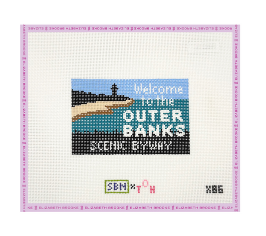 Outer Banks Needlepoint Canvas