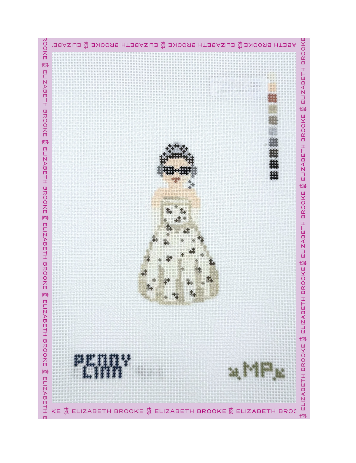 Mia Thermopolis Needlepoint Canvas