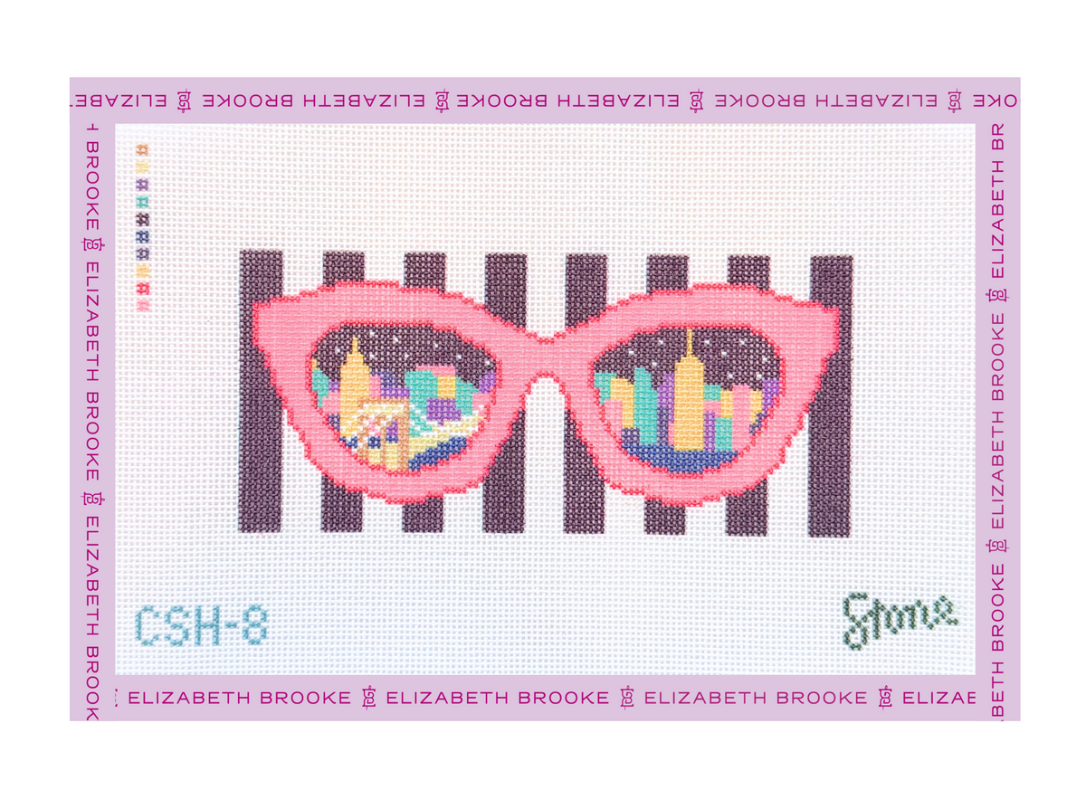 NYC Sunglasses Needlepoint Canvas