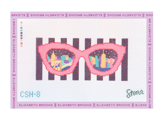 NYC Sunglasses Needlepoint Canvas