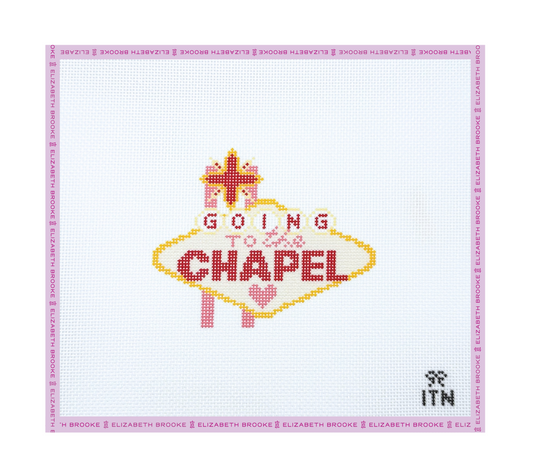 Going To The Chapel Needlepoint Canvas