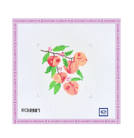 Peaches Needlepoint Canvas