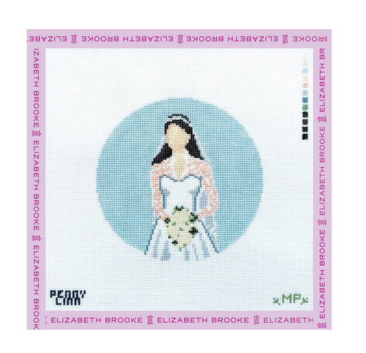 Princess Kate Bridal Needlepoint Canvas