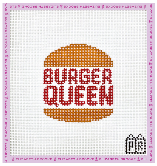 Burger Queen Needlepoint Canvas