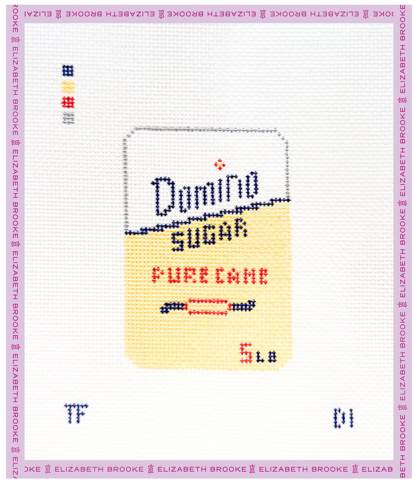 Domino Sugar Needlepoint Canvas