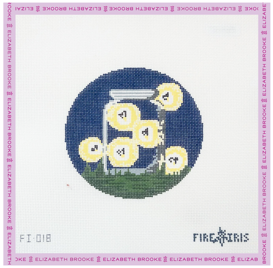 Firefly Jar Needlepoint Canvas
