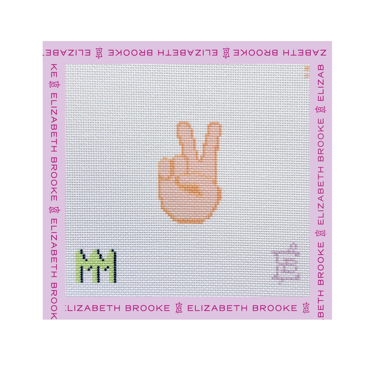 Peace Sign Needlepoint Canvas
