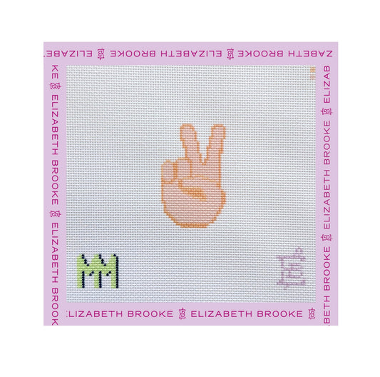 Peace Sign Needlepoint Canvas