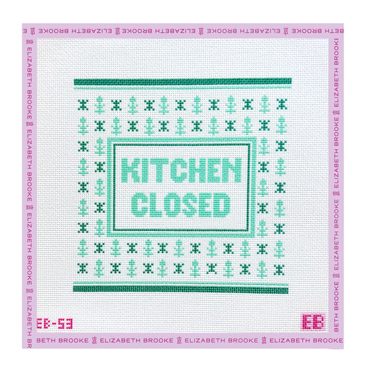 Kitchen Closed Needlepoint Canvas