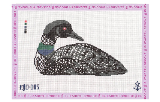 Lake House Loon Needlepoint Canvas