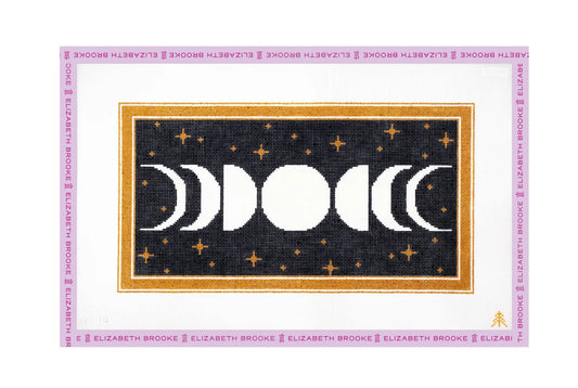Moon Phases Needlepiont Canvas