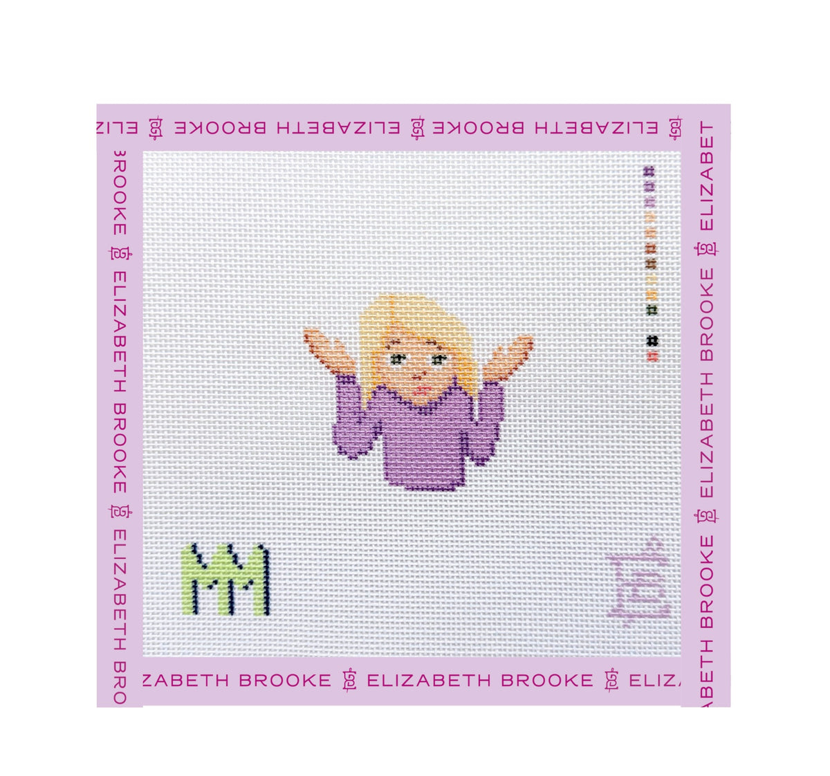 Blonde Shrug Needlepoint Canvas
