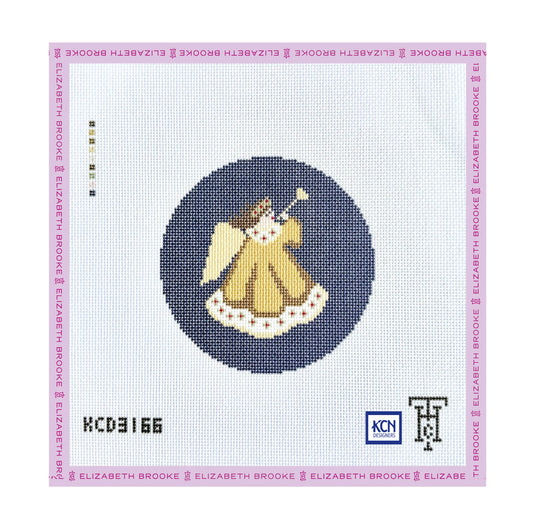 Gloria Angel Golden Needlepoint Canvas