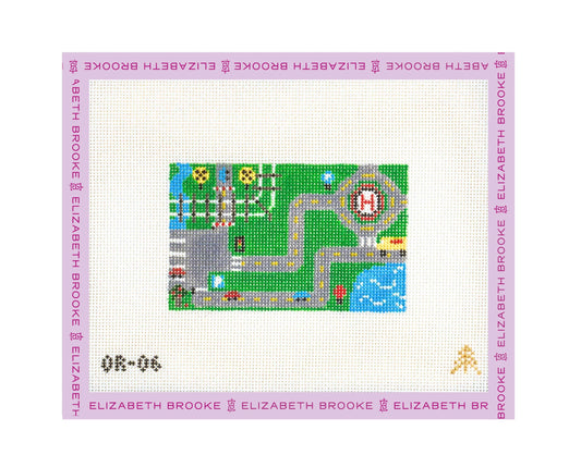 Mini Car Playmat Needlepoint Canvas