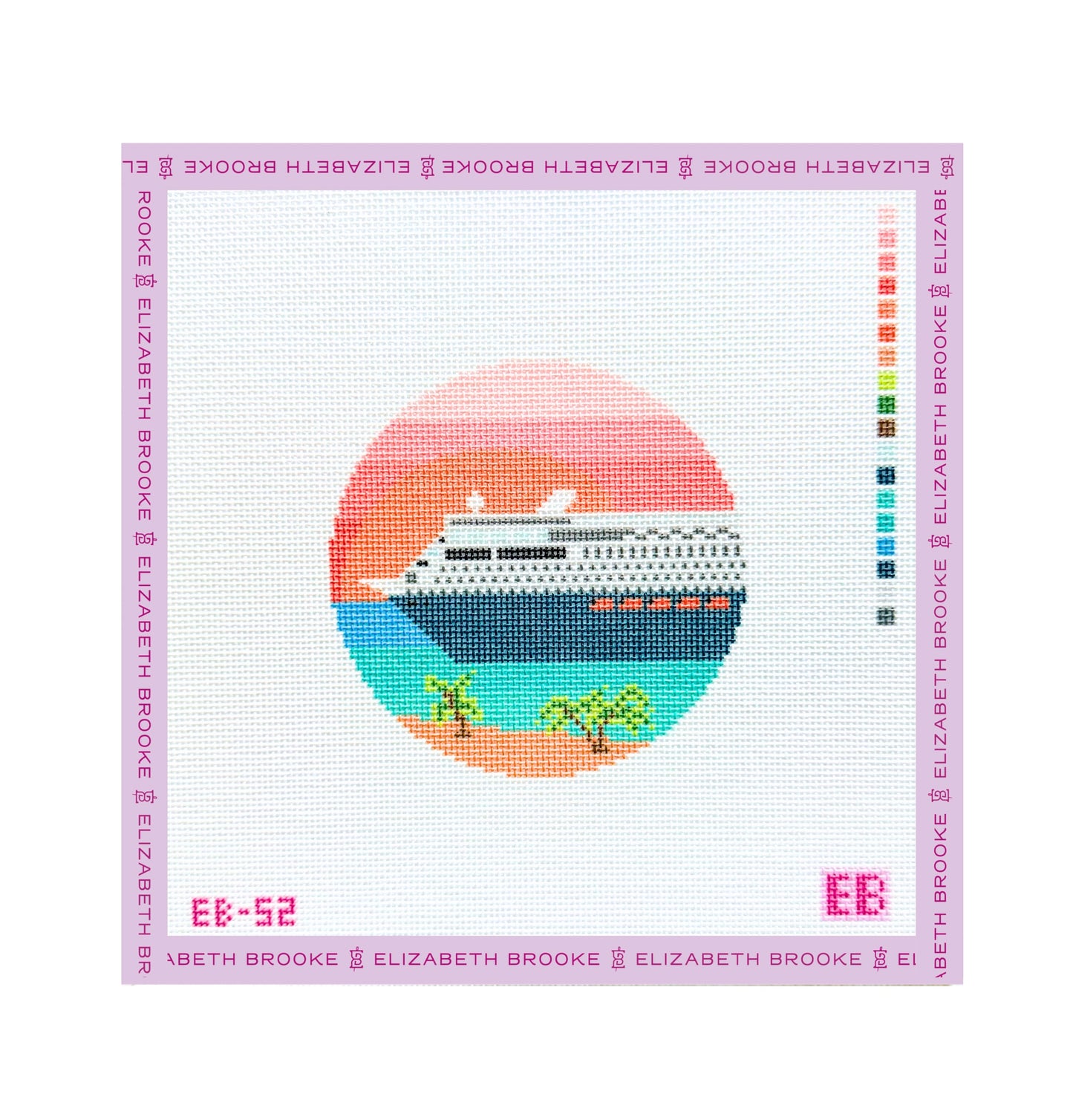 Tropical Cruise Customizable Travel Round Small Navy Ship