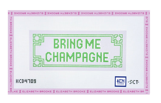 Bring Me Champagne Needlepoint Canvas
