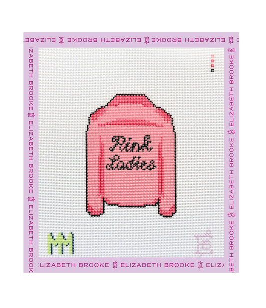Pink Jacket Needlepoint Canvas
