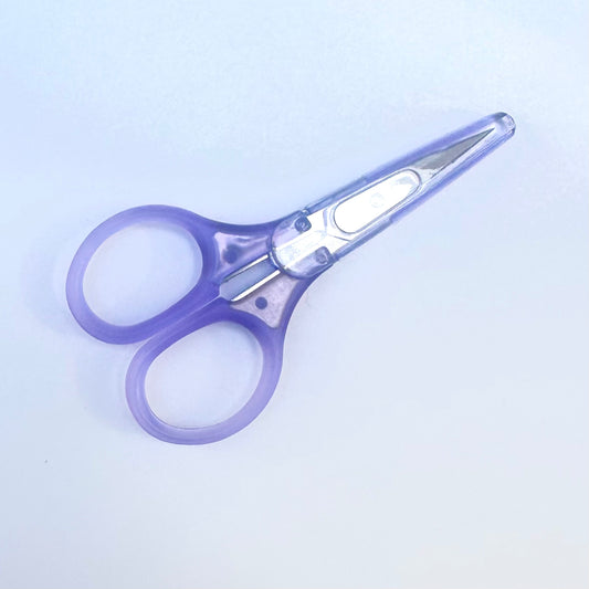 Lavender cotton candy embroidery scissors