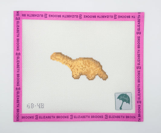 Brachiosaurus Dino Nugget Needlepoint Canvas