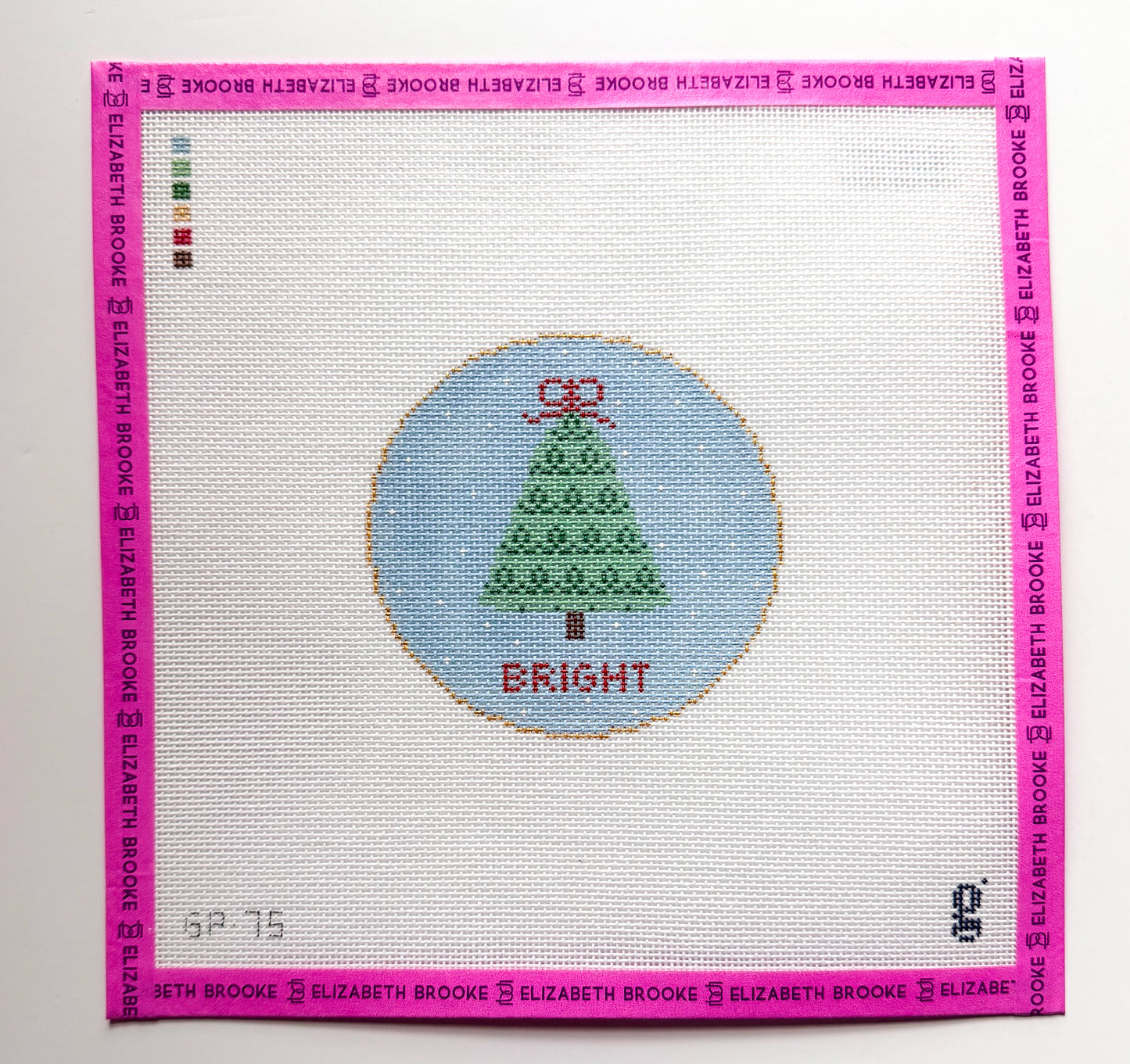 Squiggle Tree by Goodpoint needlepoint canvas