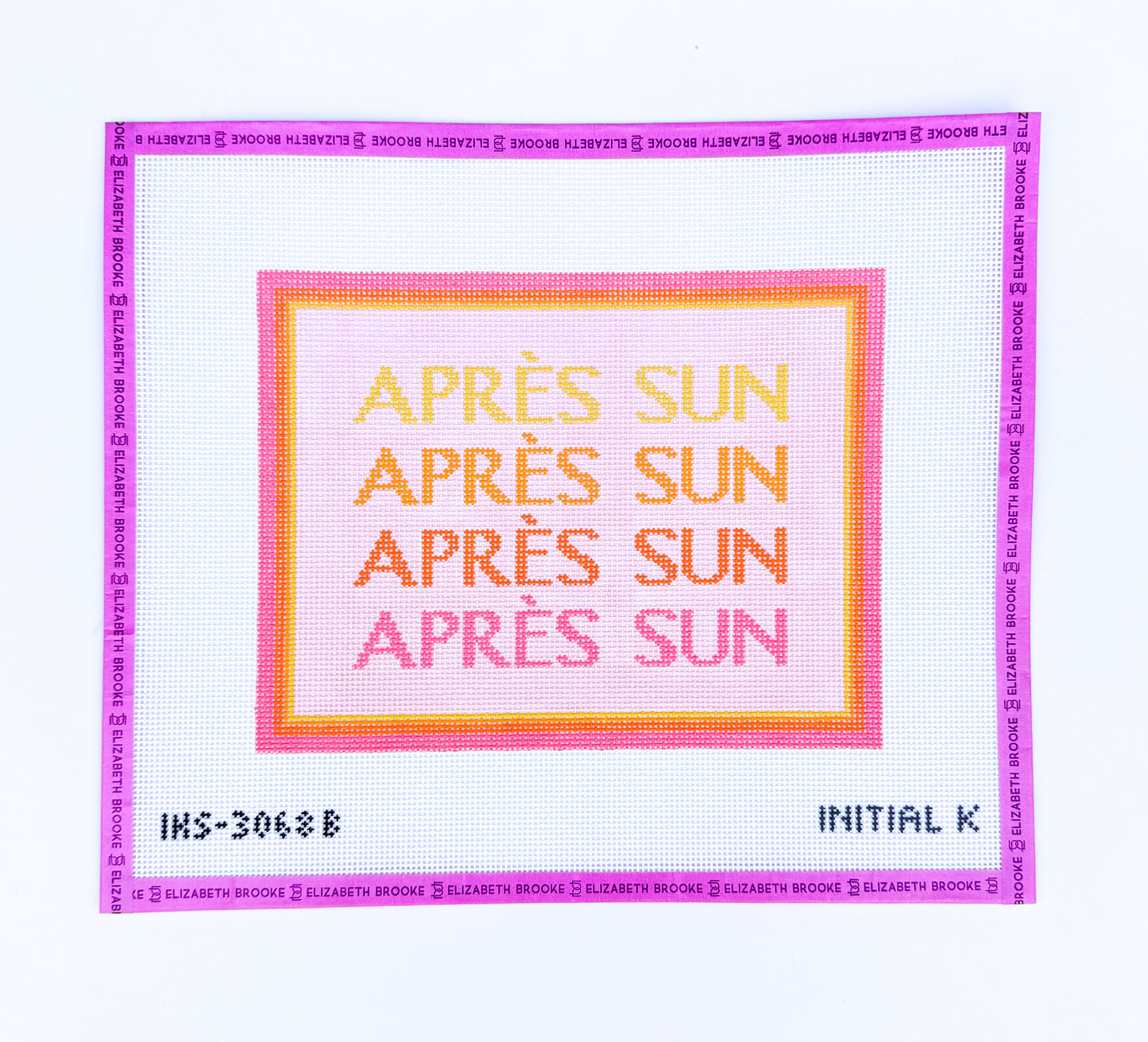 Apres Sun Pink Needlepoint Canvas