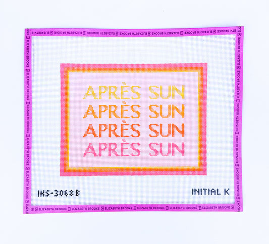 Apres Sun Pink Needlepoint Canvas