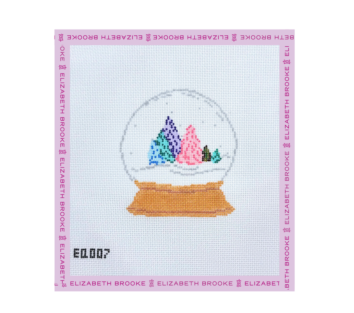 Snow Globe Needlepoint Canvas