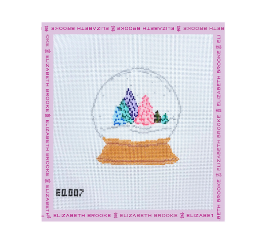 Snow Globe Needlepoint Canvas