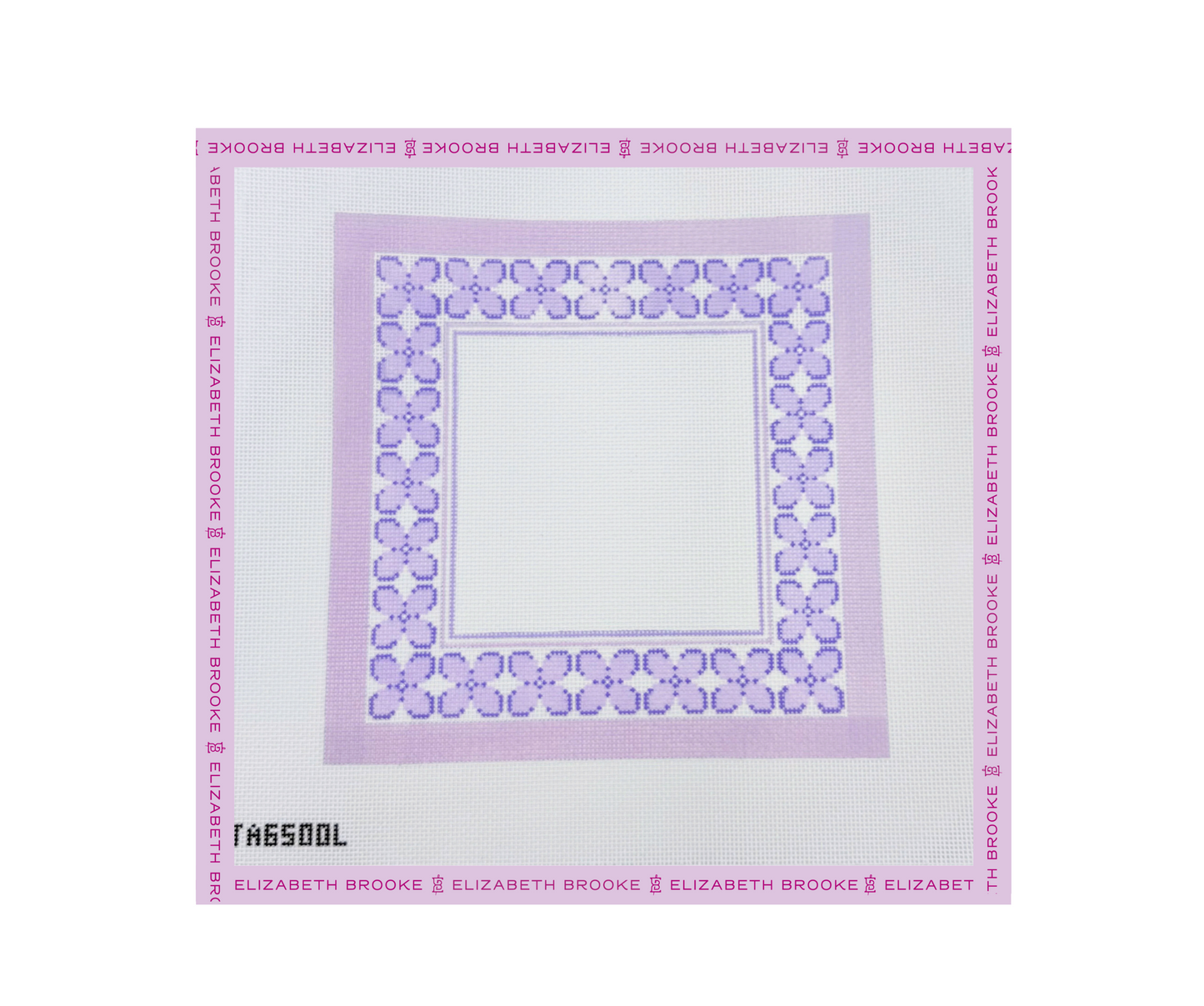 Hydrangea Frame Needlepoint Canvas