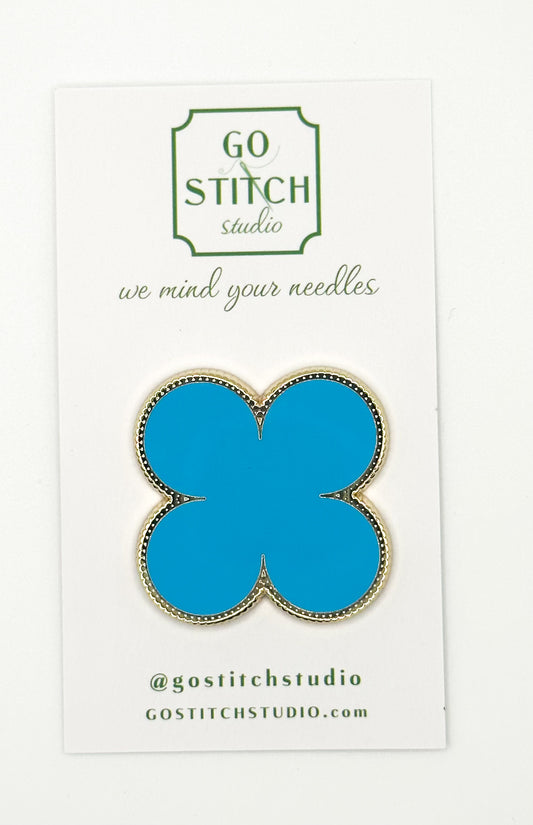 Empire Turquoise Clover Needle Minder