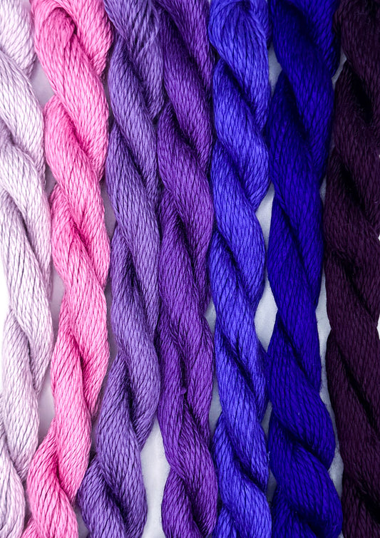 Planet Earth Silk Purples