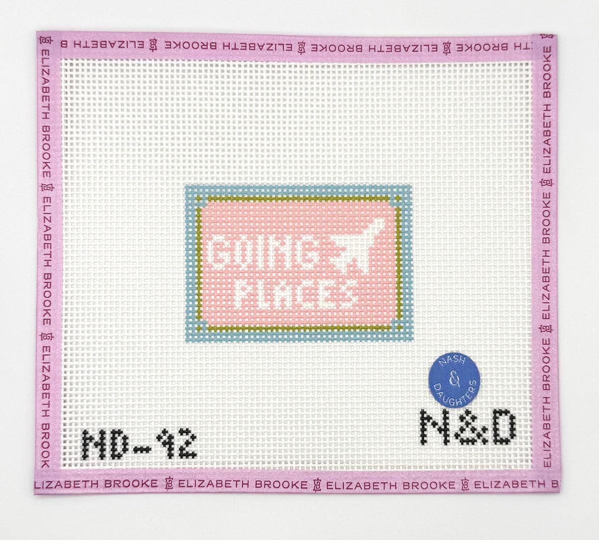 Going Places Needlepoint Canvas