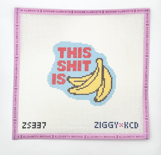 Bananas Needlepoint Canvas